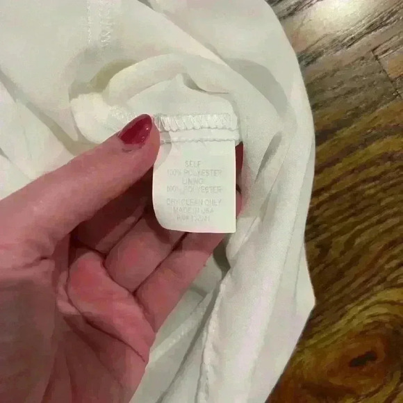 Amanda Uprichard Bell Sleeve Size Medium Off-White - Picture 5 of 6